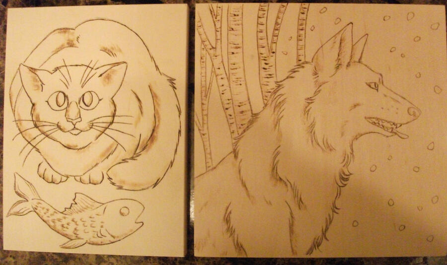 I draw a lot of commissions. This one was done with ink and prismacolors. Something like this will run around 140$. Single Chara One Bushy Cat has appeared. It remains to be seen if I can figure out how to actually make a website. Personally, I'd rather have a nap in the sun, far away from the aggravations of the internet.