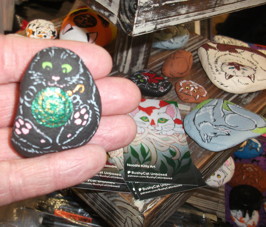 I draw a lot of commissions. This one was done with ink and prismacolors. Something like this will run around 140$. Single Chara One Bushy Cat has appeared. It remains to be seen if I can figure out how to actually make a website. Personally, I'd rather have a nap in the sun, far away from the aggravations of the internet.