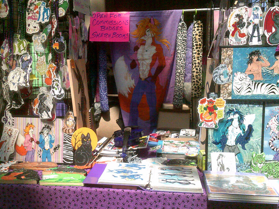 Halloween Cats I painted for AnthroCon's artshow. One Bushy Cat has appeared. It remains to be seen if I can figure out how to actually make a website. Personally, I'd rather have a nap in the sun, far away from the aggravations of the internet.