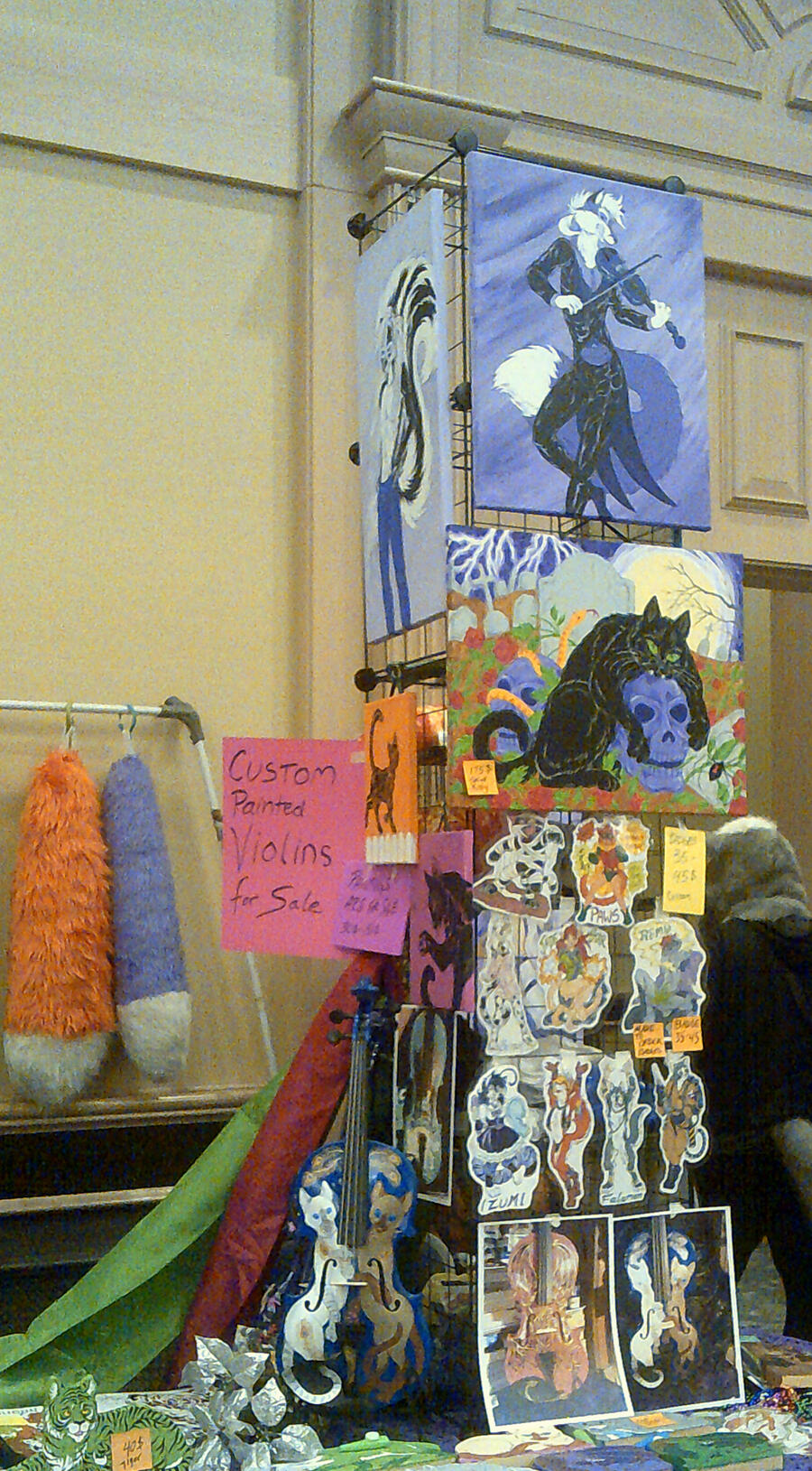 Halloween Cats I painted for AnthroCon's artshow. One Bushy Cat has appeared. It remains to be seen if I can figure out how to actually make a website. Personally, I'd rather have a nap in the sun, far away from the aggravations of the internet.