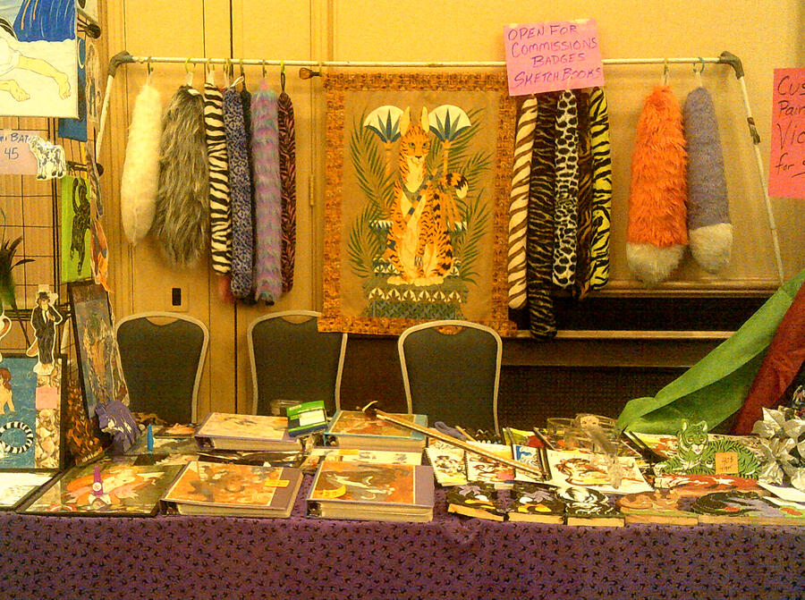 Halloween Cats I painted for AnthroCon's artshow. One Bushy Cat has appeared. It remains to be seen if I can figure out how to actually make a website. Personally, I'd rather have a nap in the sun, far away from the aggravations of the internet.