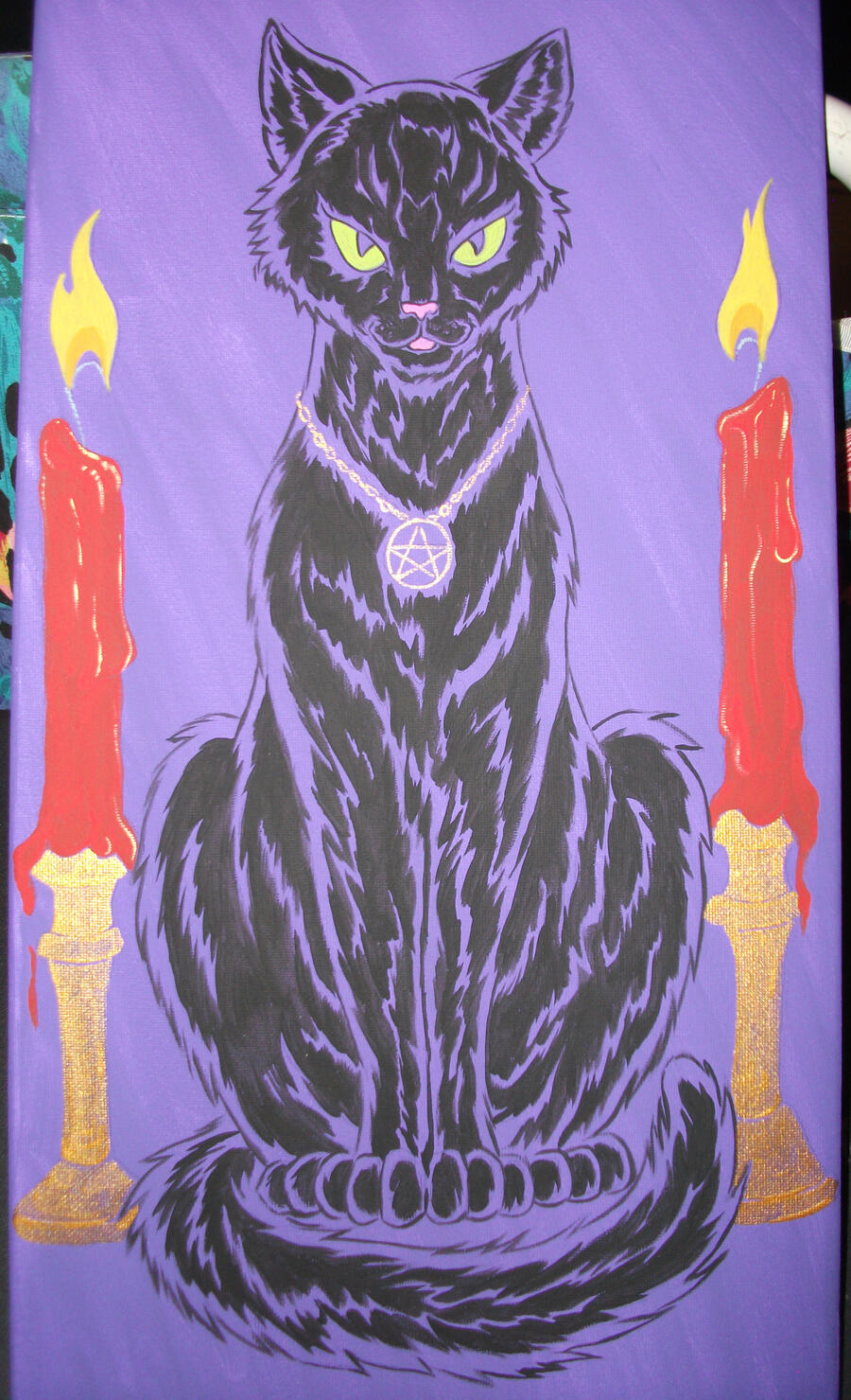 Halloween Cats I painted for AnthroCon's artshow. One Bushy Cat has appeared. It remains to be seen if I can figure out how to actually make a website. Personally, I'd rather have a nap in the sun, far away from the aggravations of the internet.